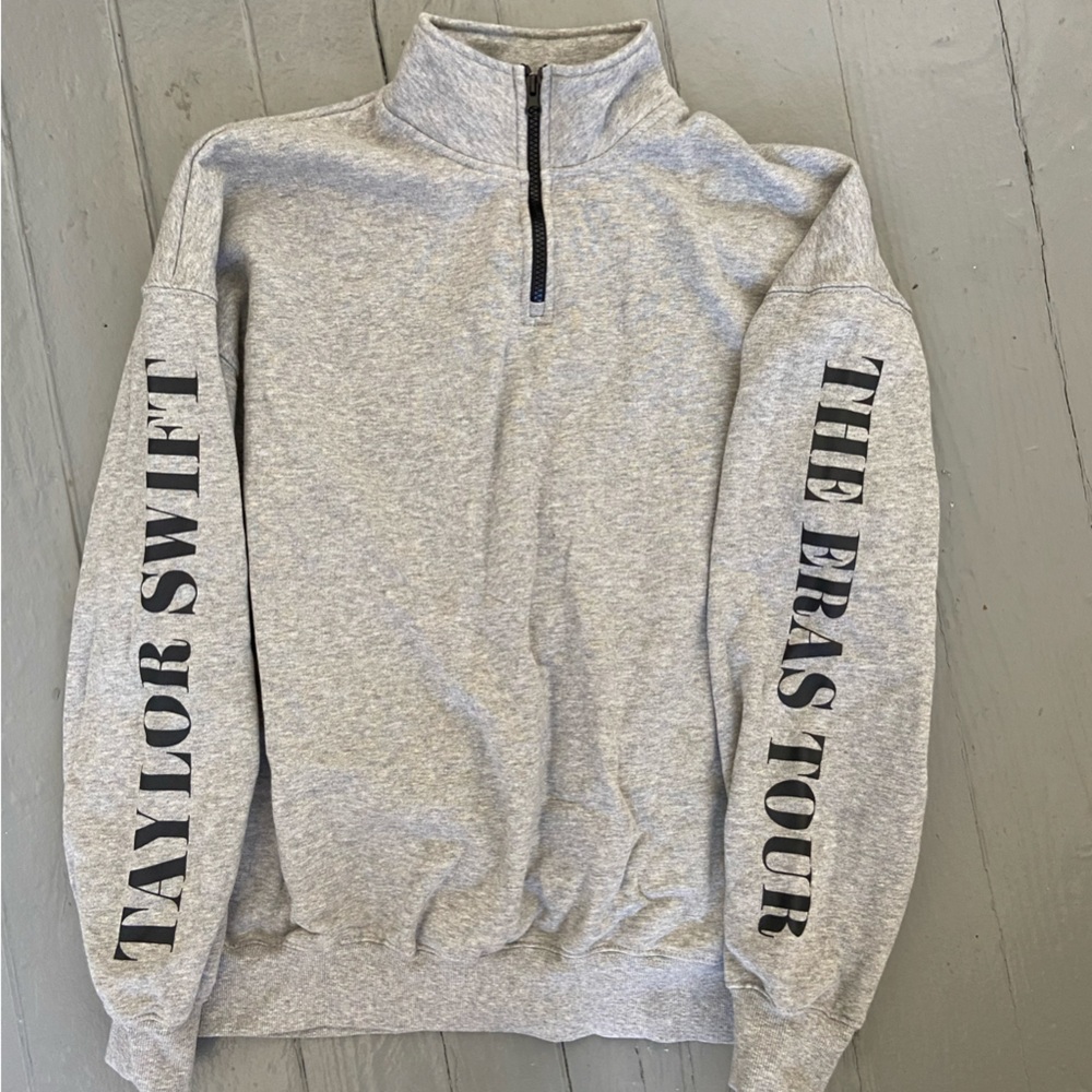 Size S — Taylor Swift The Eras Tour Gray Sweatshirt